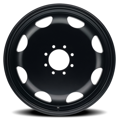 Dually Wheels Summit Dually 9110D MB 20x8.25 Matte Black 8 On 170 Bolt Pattern 100 Offset Cali Offroad Wheels