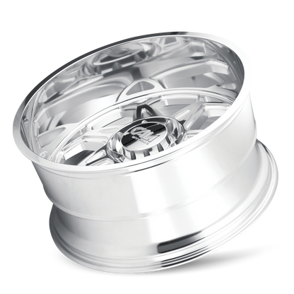 Cast Aluminum Wheels Sevenfold 9111 PO 20x12 Polished Cali Offroad Wheels