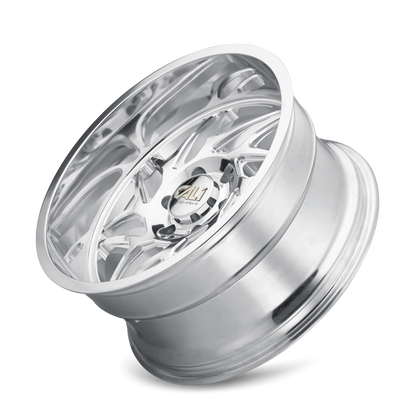 Cast Aluminum Wheels Gemini 9112 PO 20x10 Milled Spokes Polished Cali Offroad Wheels