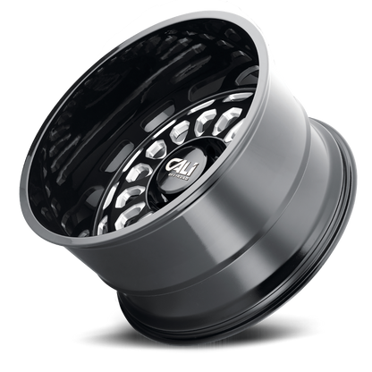 Cast Aluminum Wheels Paradox 9113 GB 20x10 Milled Spokes Gloss Black Cali Offroad Wheels