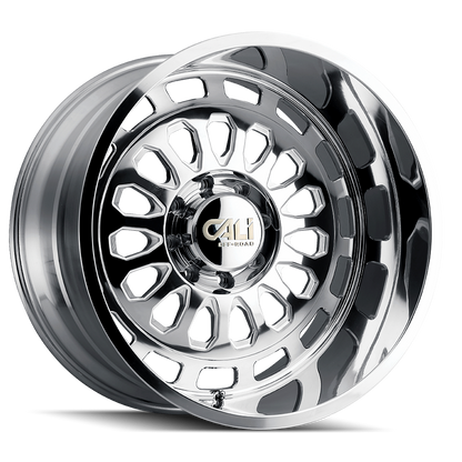 Cast Aluminum Wheels Paradox 9113 PO 24x14 Milled Spokes Polished Cali Offroad Wheels