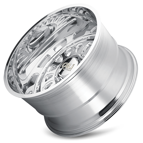 Cast Aluminum Wheels Paradox 9113 PO 24x14 Milled Spokes Polished Cali Offroad Wheels