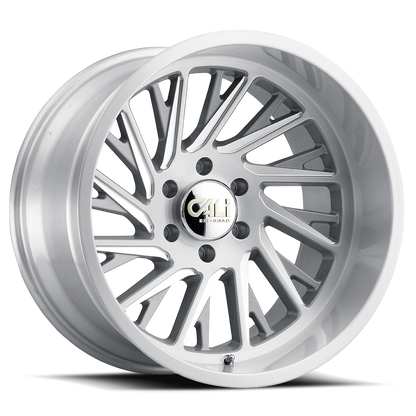 Cast Aluminum Wheels Purge 9114 SL 20x10 Brushed Brushed Silver Cali Offroad Wheels
