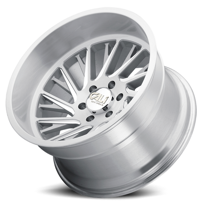 Cast Aluminum Wheels Purge 9114 SL 20x10 Brushed Brushed Silver Cali Offroad Wheels