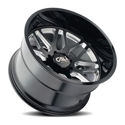 Cast Aluminum Wheels Invader 9115 GB-M 20x10 Milled Gloss Black Cali Offroad Wheels