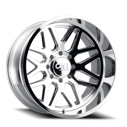 Cast Aluminum Wheels Invader 9115 CH 24x14 Chrome Cali Offroad Wheels