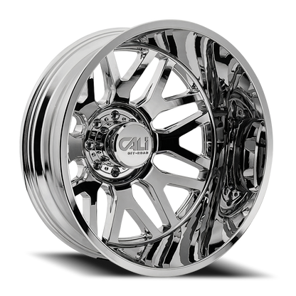 Dually Wheels Invader Dually 9115D CH 22x8.25 Chrome Cali Offroad Wheels