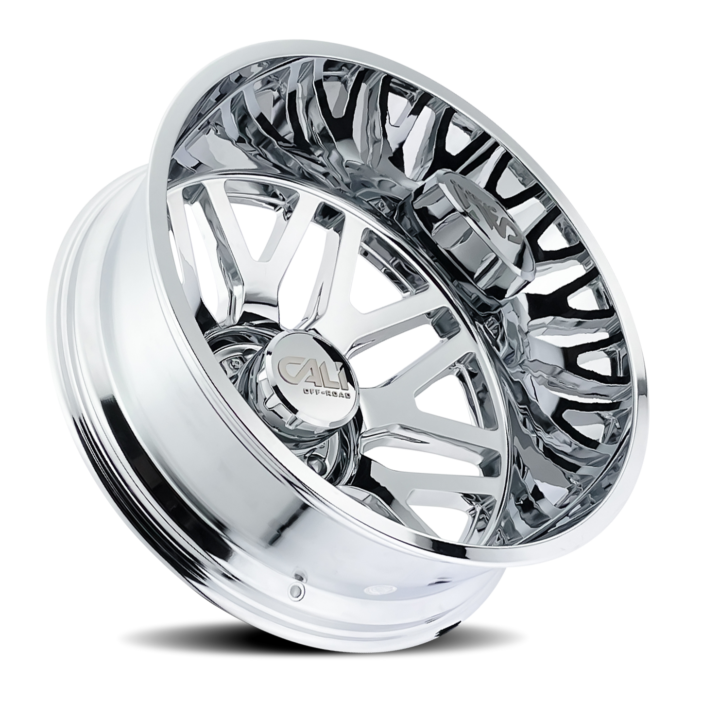 Dually Wheels Invader Dually 9115D CH 22x8.25 Chrome Cali Offroad Wheels