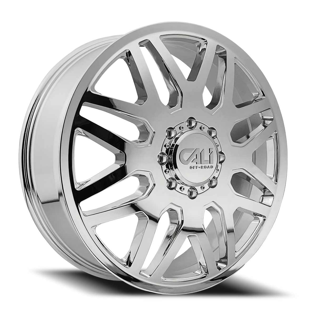 Dually Wheels Invader Dually 9115D CH 22x8.25 Chrome Cali Offroad Wheels