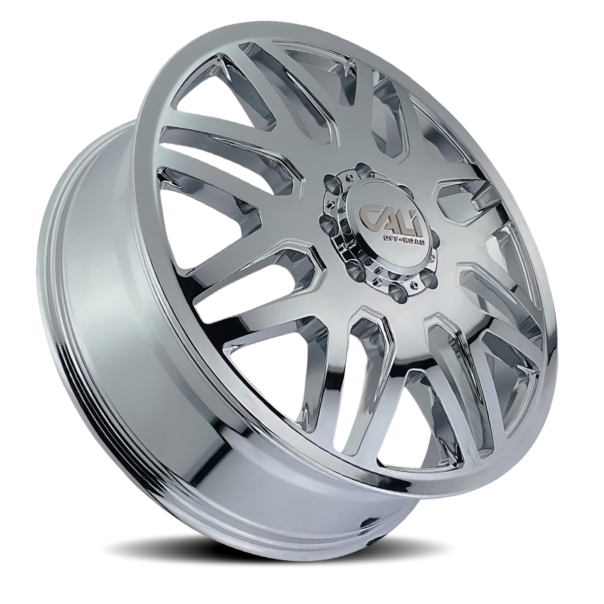 Dually Wheels Invader Dually 9115D CH 22x8.25 Chrome Cali Offroad Wheels