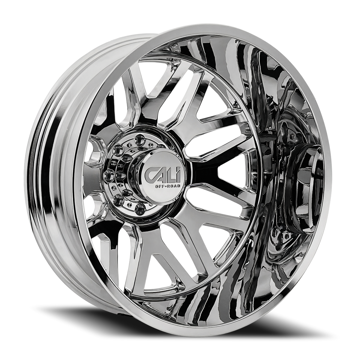 Dually Wheels Invader Dually 9115D CH 24x8.25 Chrome Cali Offroad Wheels