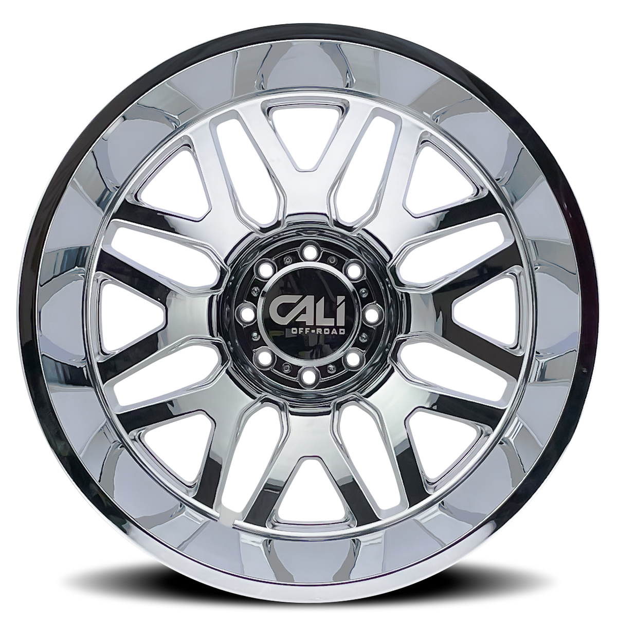 Dually Wheels Invader Dually 9115D CH 24x8.25 Chrome Cali Offroad Wheels