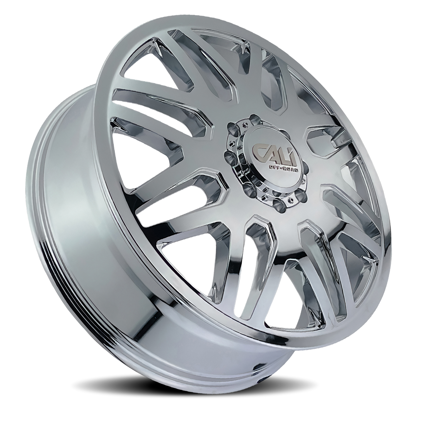 Dually Wheels Invader Dually 9115D CH 24x8.25 Chrome Cali Offroad Wheels