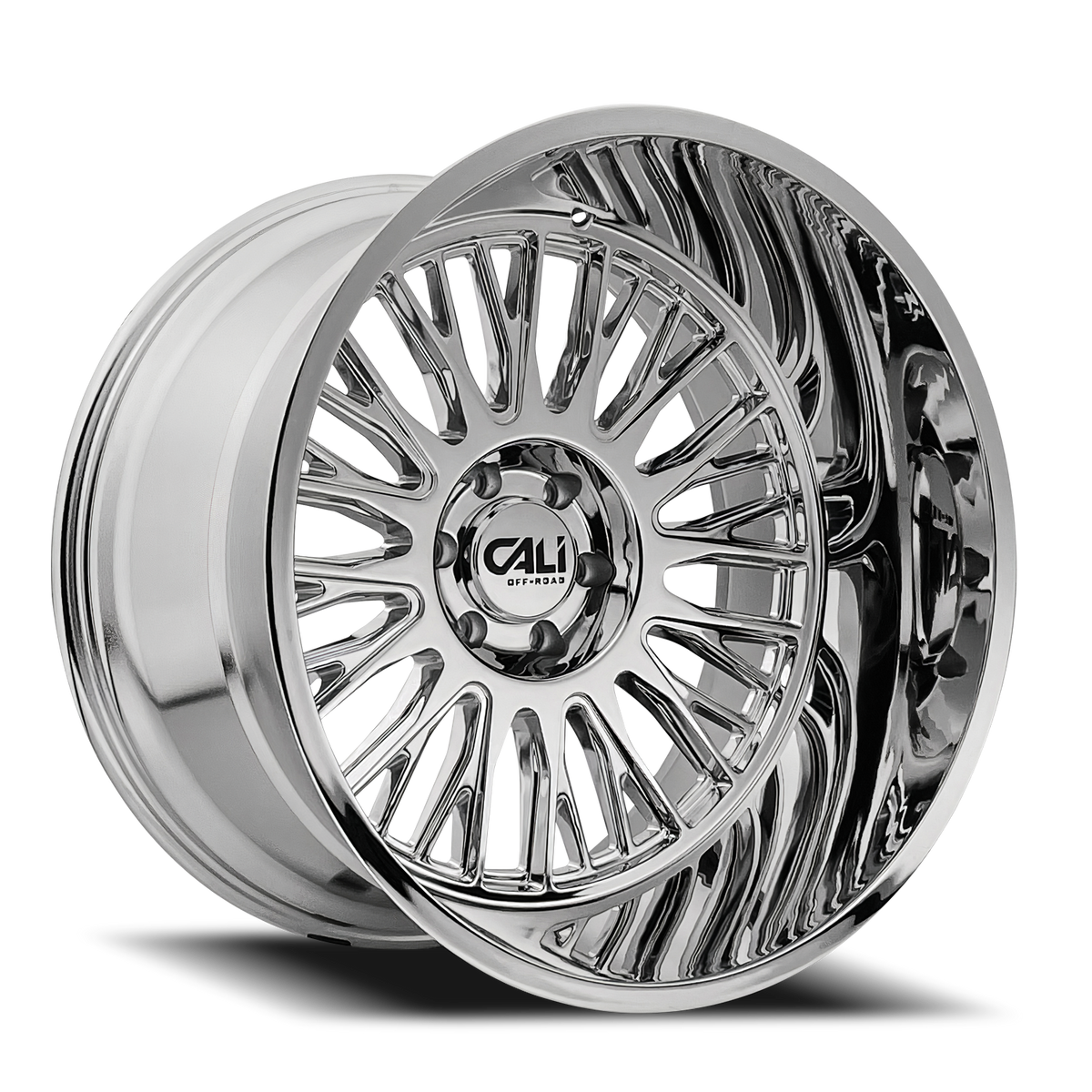 Cast Aluminum Wheels Vertex 9116 CH 20x10 Chrome Cali Offroad Wheels
