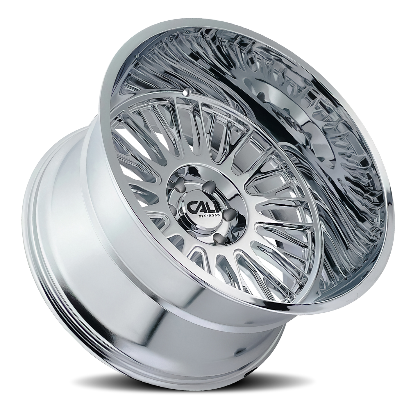 Cast Aluminum Wheels Vertex 9116 CH 24x14 Chrome Cali Offroad Wheels