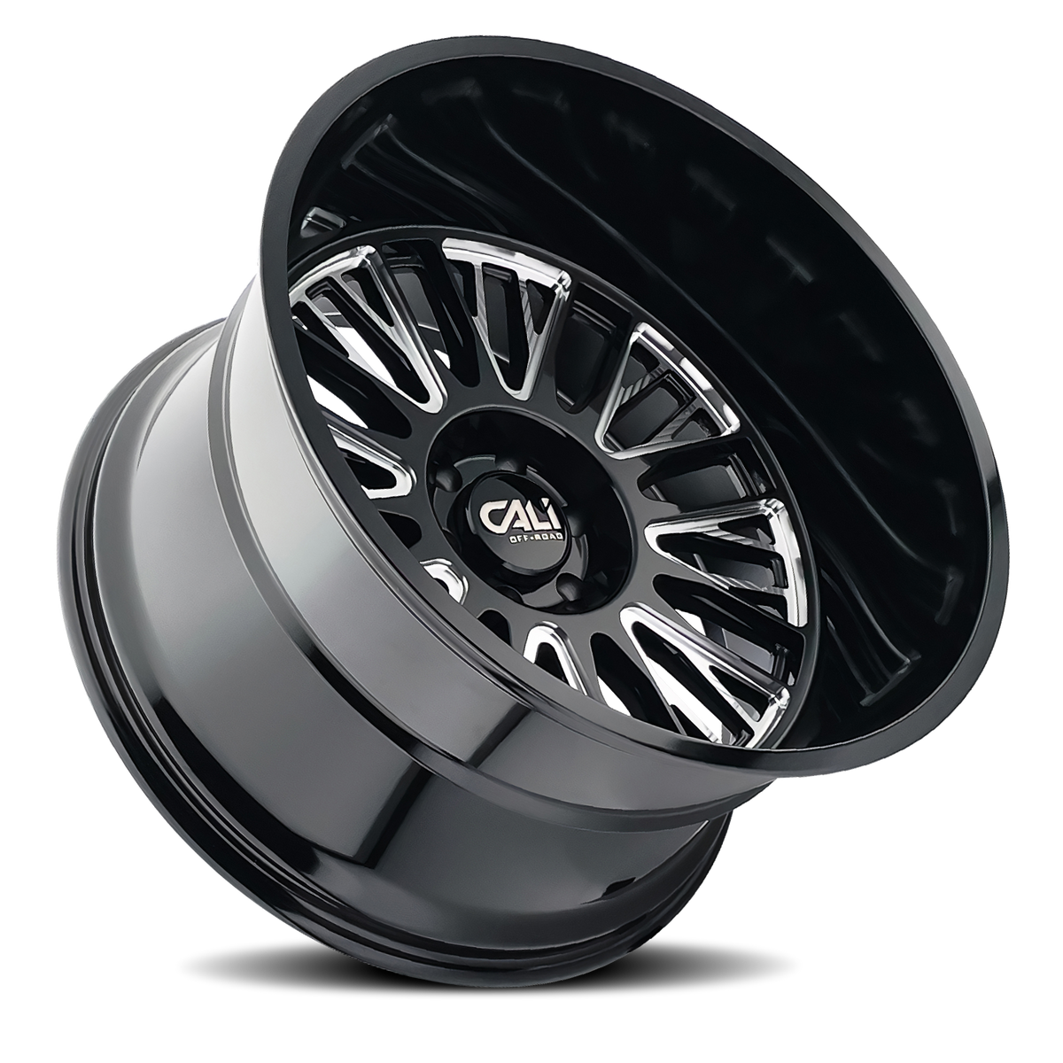 Cast Aluminum Wheels Vertex 9116 BM 26x14 Milled Gloss Black Cali Offroad Wheels