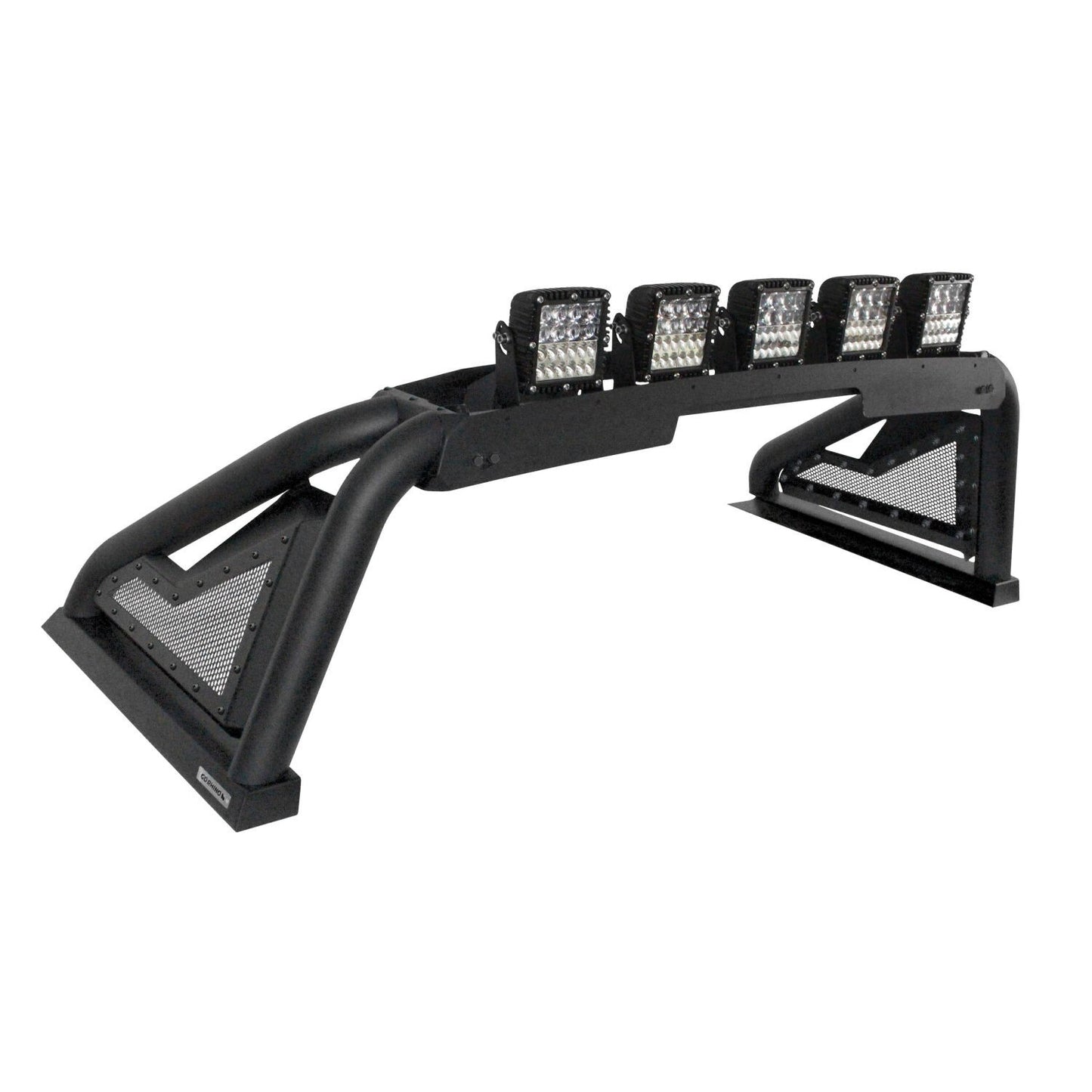 Sport Bar 2.0 with Power Actuated Retractable Light Mount Textured Black 2019-2025 Silverado 1500 Go Rhino