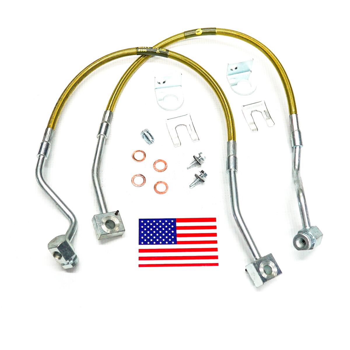 Bulletproof Brake Hose Front 1991-1994 Ford Ranger and Explorer with 4-6 Inch Lift Kit Superlift