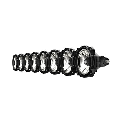 KC Pro6 Gravity LED 50 Inch Straight Light Bar 8 Light Combo System Universal KC HiLiTES