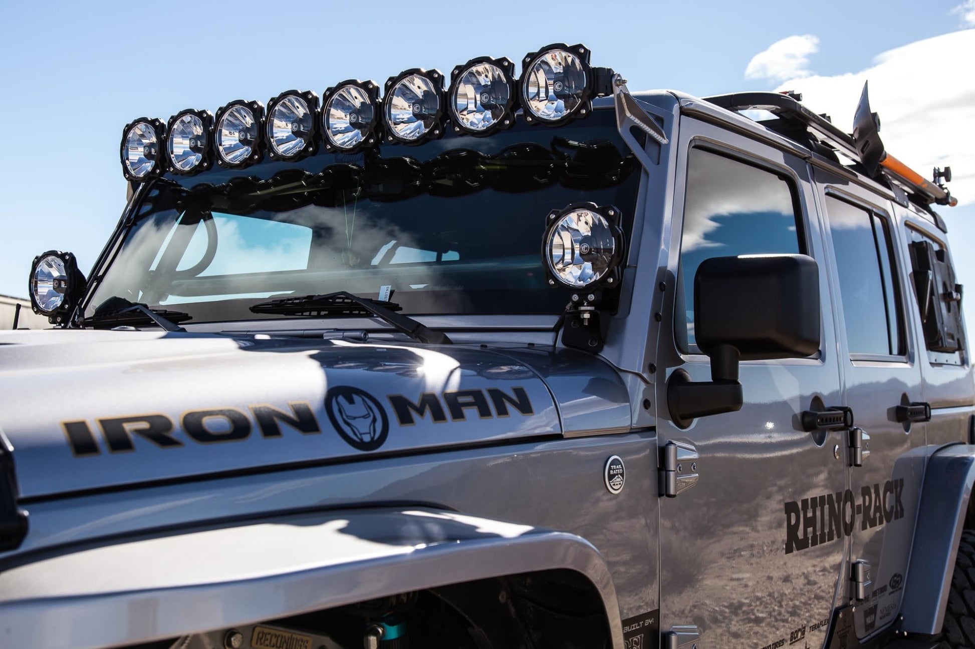 KC Pro6 Gravity LED 50 Inch Straight Light Bar 8 Light Combo System Universal KC HiLiTES