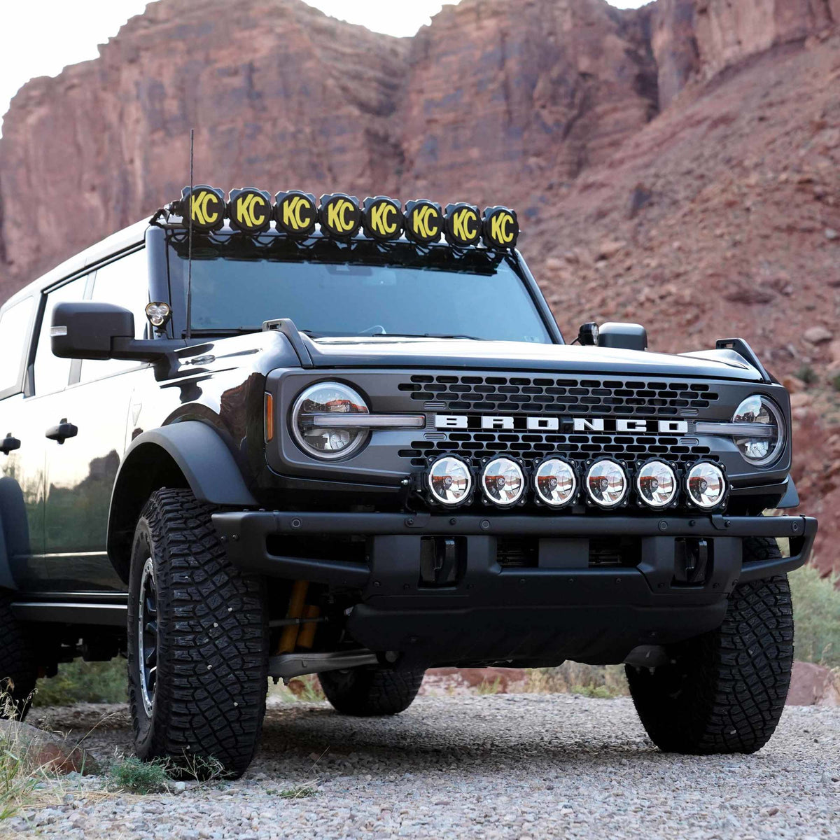 Pro6 Gravity LED 39 Inch 6 Light Bronco System KC HiLiTES