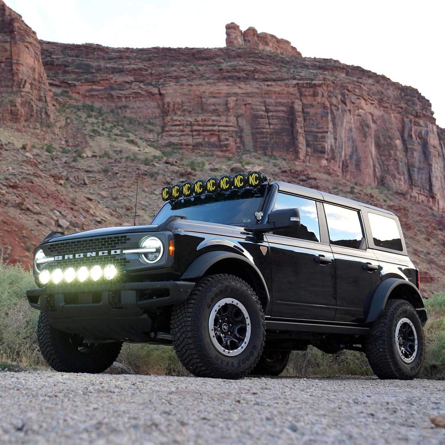 Pro6 Gravity LED 39 Inch 6 Light Bronco System KC HiLiTES