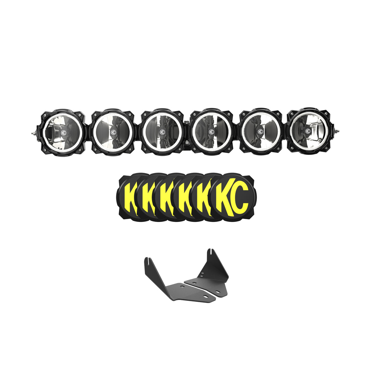 KC Pro6 Gravity LED 39 Inch 6 Light Combo Polaris RZR System KC HiLiTES