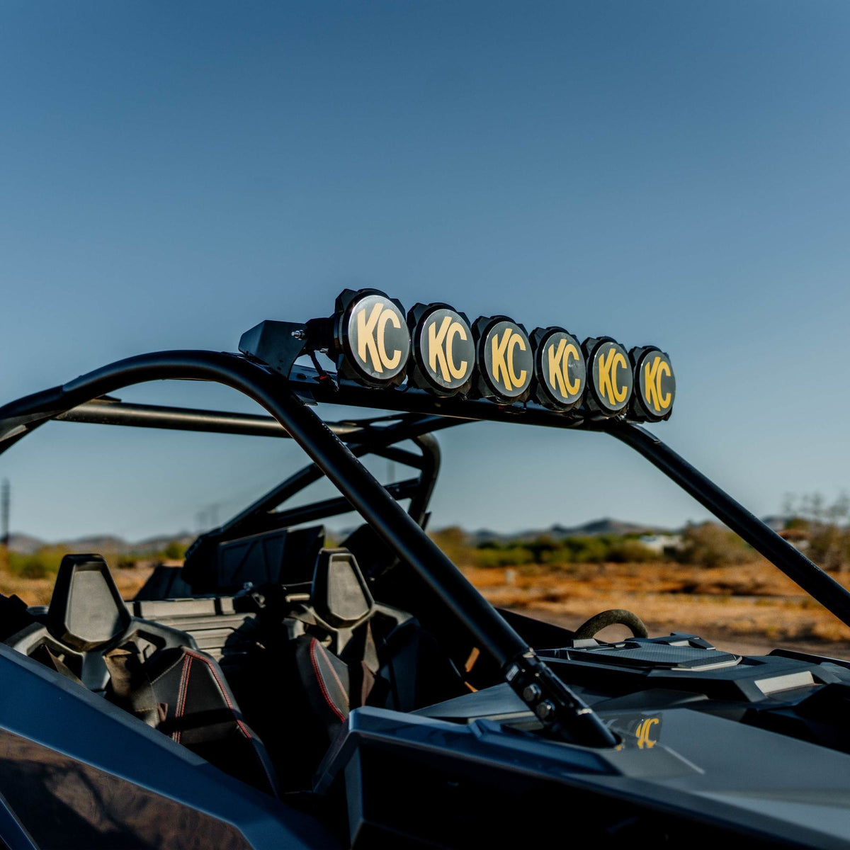KC Pro6 Gravity LED 39 Inch 6 Light Combo Polaris RZR Pro R System KC HiLiTES