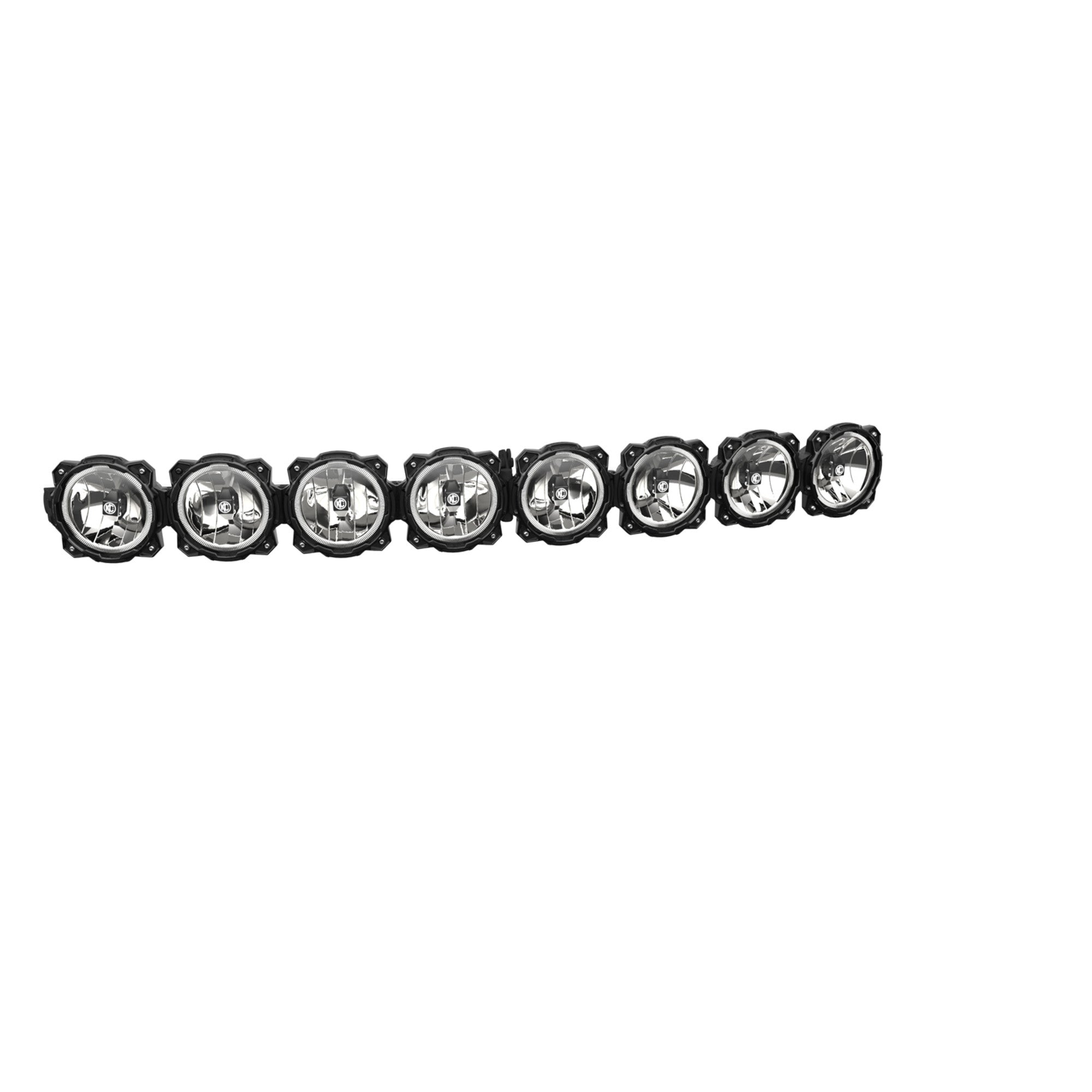 KC Pro6 Gravity LED 50 Inch Curved Light Bar 8 Light Combo System Universal KC HiLiTES