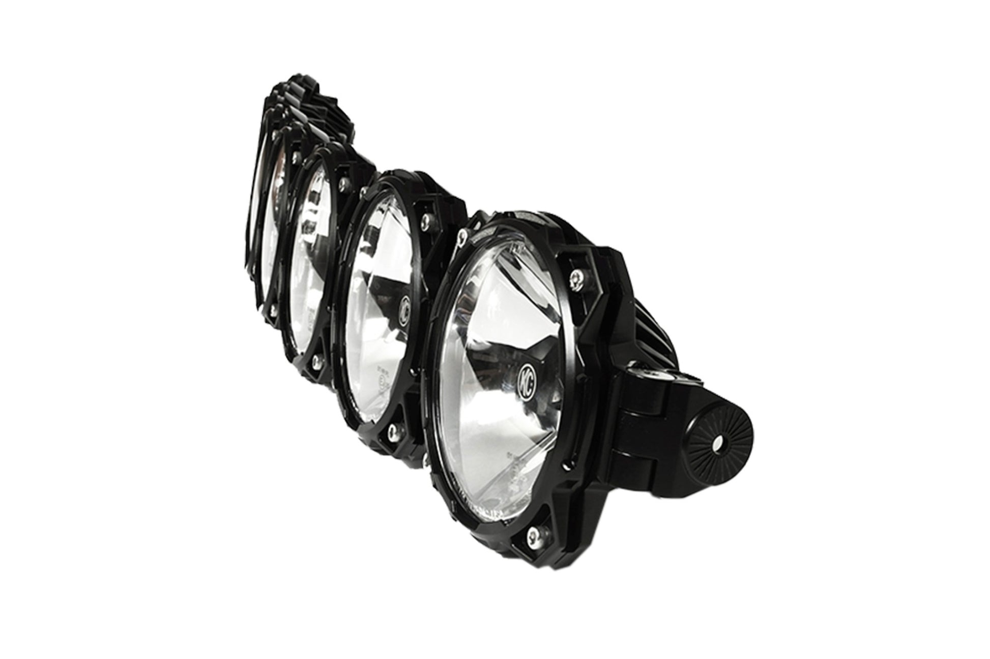 KC Pro6 Gravity LED 50 Inch Curved Light Bar 8 Light Combo System Universal KC HiLiTES