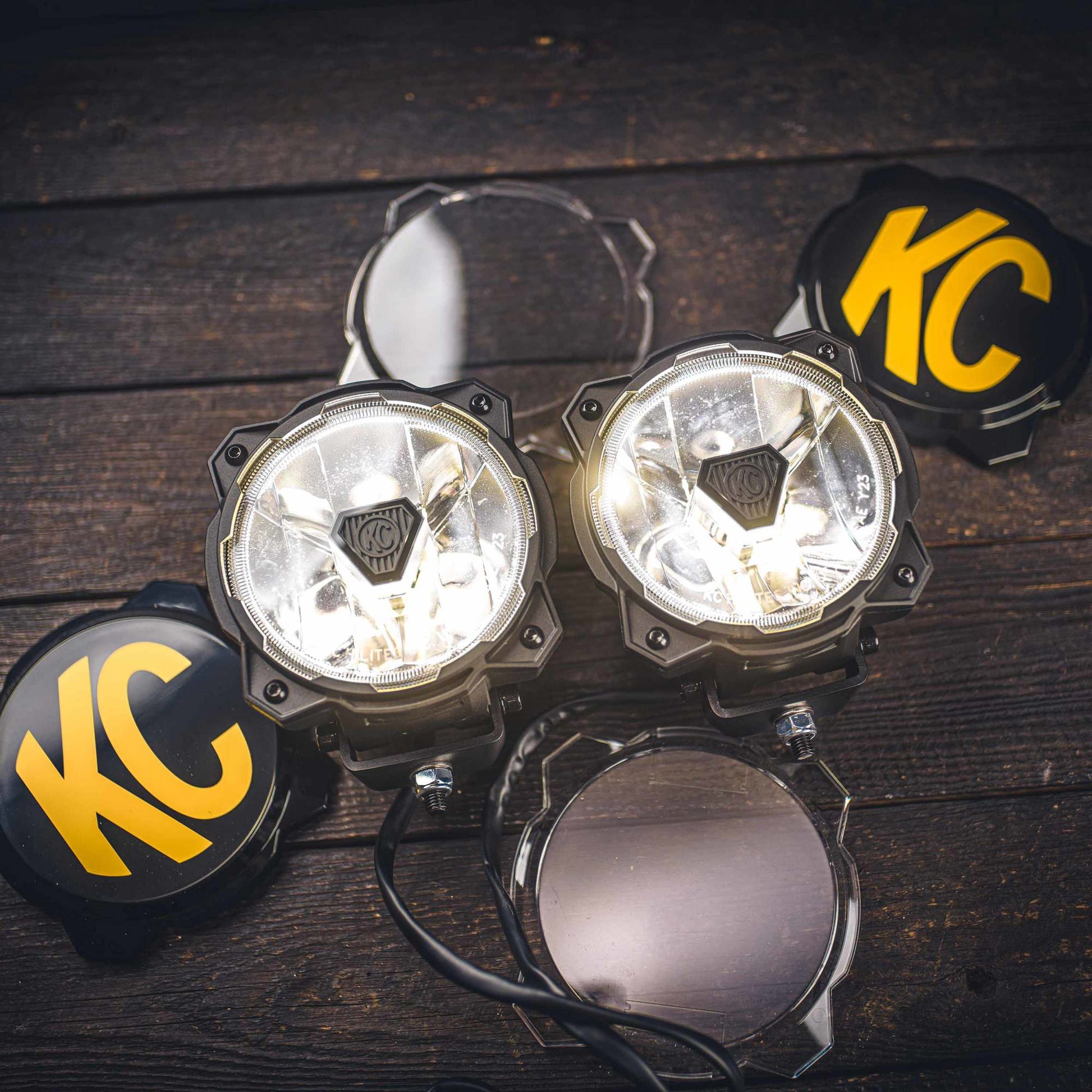 Gravity Titan 6 Inch LED Pair Spot KC HiLiTES