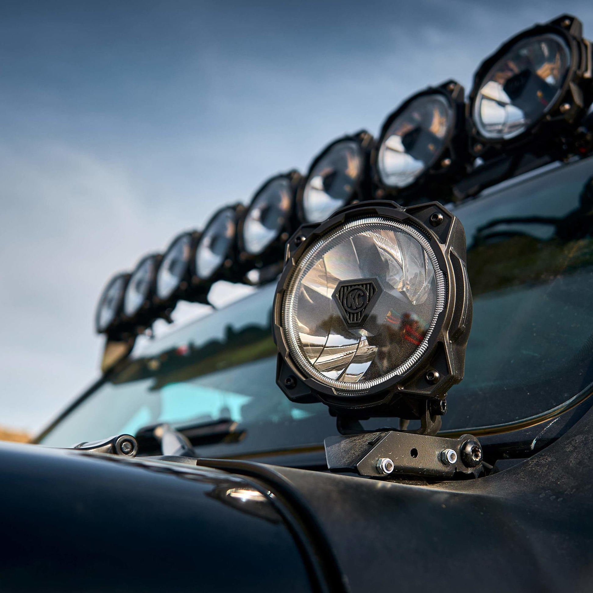 Gravity Titan 6 Inch LED Pair SAE KC HiLiTES