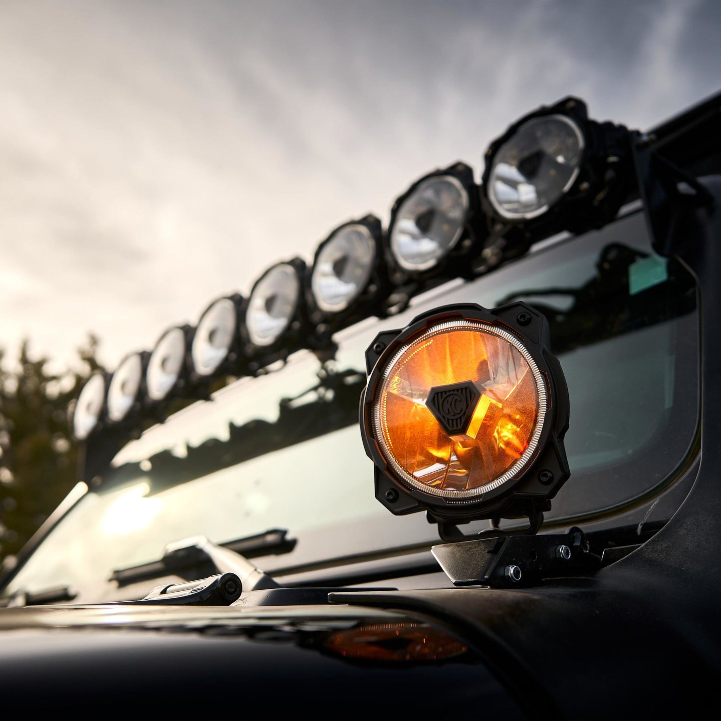Gravity Titan 6 Inch LED Pair SAE KC HiLiTES