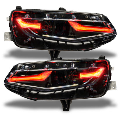 Oracle 19-21 Chevy Camaro LS/LT RGB+A Headlight DRL Kit - ColorSHIFT w/ RF Controller