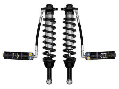 2021-2024 Ford F-150 4WD 2.75-3.5 Inch Lift Front V.S. 2.5 Series Coilover Kit Remote Reservoir W/ CDXS Pair Icon Vehicle Dynamics