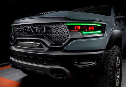 Oracle 19-21 RAM 1500 RGB Headlight Demon Eye Kit - LED Projector - w/o Controller