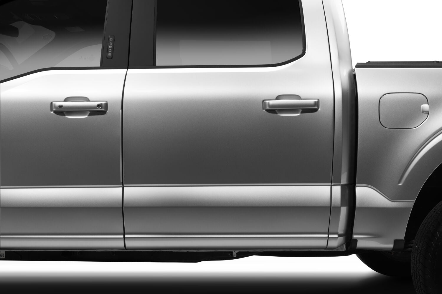Door Edge Guards 4PC Set For 2024-2025 Transit-150/Transit-250/Transit-350 Ingot Silver Husky Liners