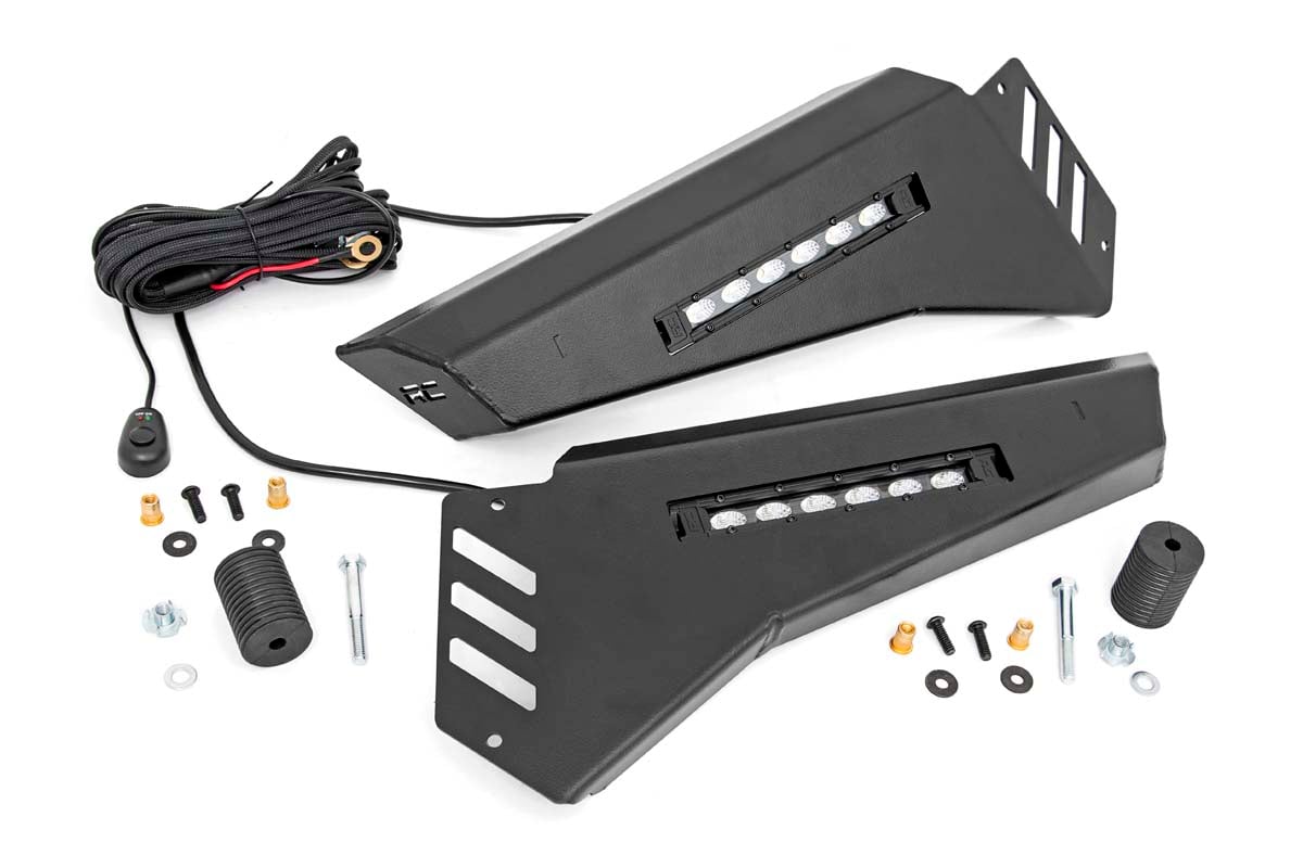Bumper Wings | No Stinger | 6" Led Combo | Honda Pioneer 1000 