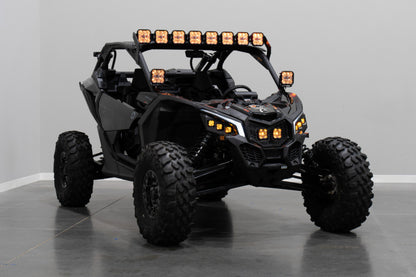 Diode Dynamics 17-24 Can-Am Maverick X3 SS5 Stage Series Ditch Light Kit - Pro White Combo