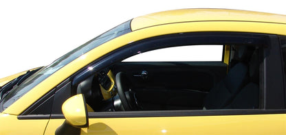 Ventvisor Deflector for 2012-2017 Fiat 500 Gucci and More Smoke Outside Mount 2 Piece AVS