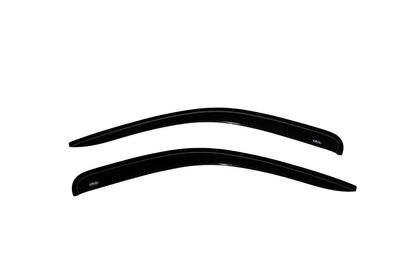 Ventvisor Deflector for 2005-2010 Dodge Dakota and More Cab Pickup Smoke Outside Mount 2 Piece AVS