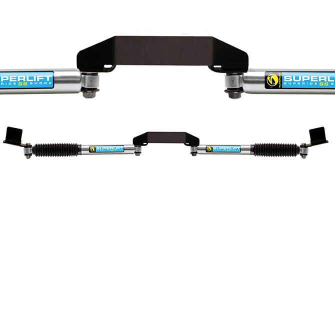 Dual Steering Stabilizer Kit Superlift Ss by Bilstein (Gas) 2009-2013 Dodge Ram 2500/3500 4WD Superlift