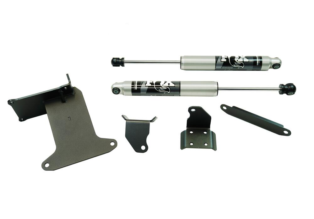 Dual Steering Stabilizer Kit Fox 2.0 Cylinders 2005-2022 Ford F-250/350 4WD with 3 Inch or Greater Lift Superlift