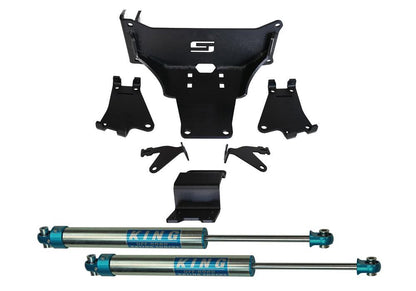 Dual Steering Stabilizer Kit with King 2.0 Shocks 2005-2022 Ford F-250/350 4WD No Lift Required Superlift