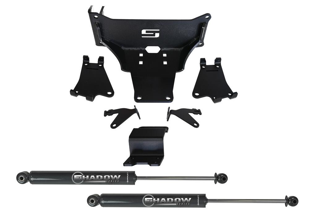 Dual Steering Stabilizer Kit with Superlift Shocks 2005-2022 Ford F-250/350 4WD No Lift Required Superlift