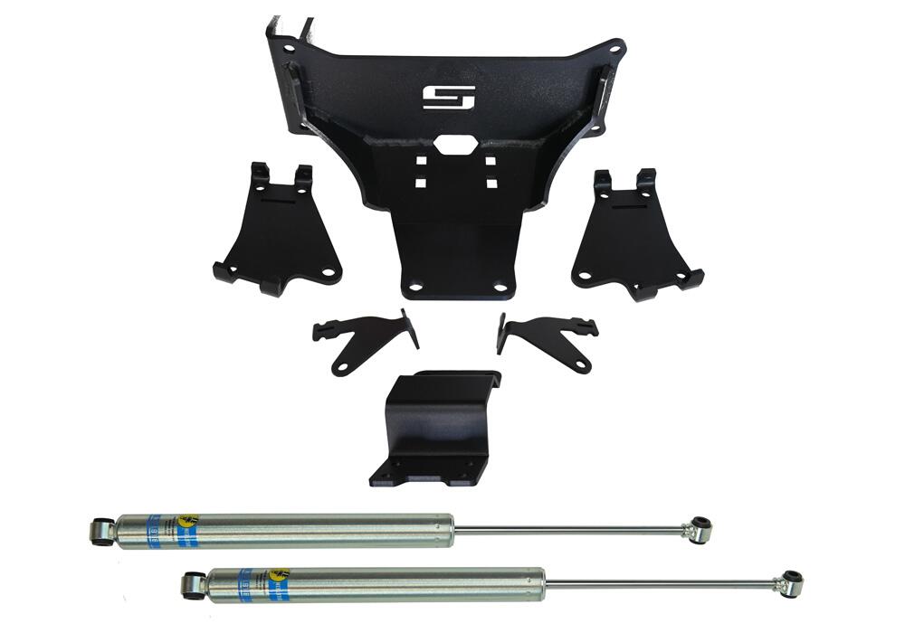 Dual Steering Stabilizer Kit with Bilstein Shocks 2005-2022 Ford F-250/350 4WD No Lift Required Superlift