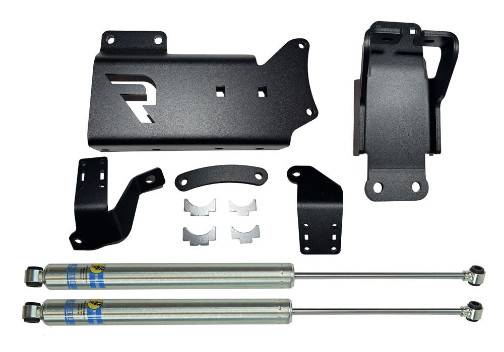 Dual Steering Stabilizer Kit Bilstein Cylinders 2014-2025 Dodge Ram 2500/3500 4WD No Lift Required Superlift