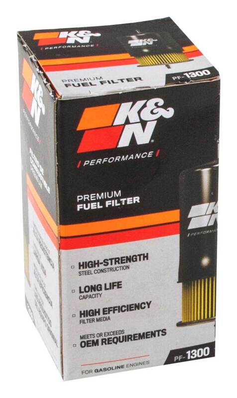 K&N Cellulose Media Fuel Filter 1.688in OD x 3.813in L