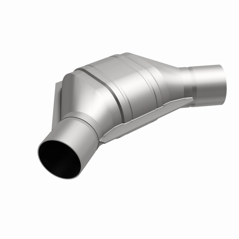 MagnaFlow Universal Catalytic Converter 2.25 Angled In/Out Front CA