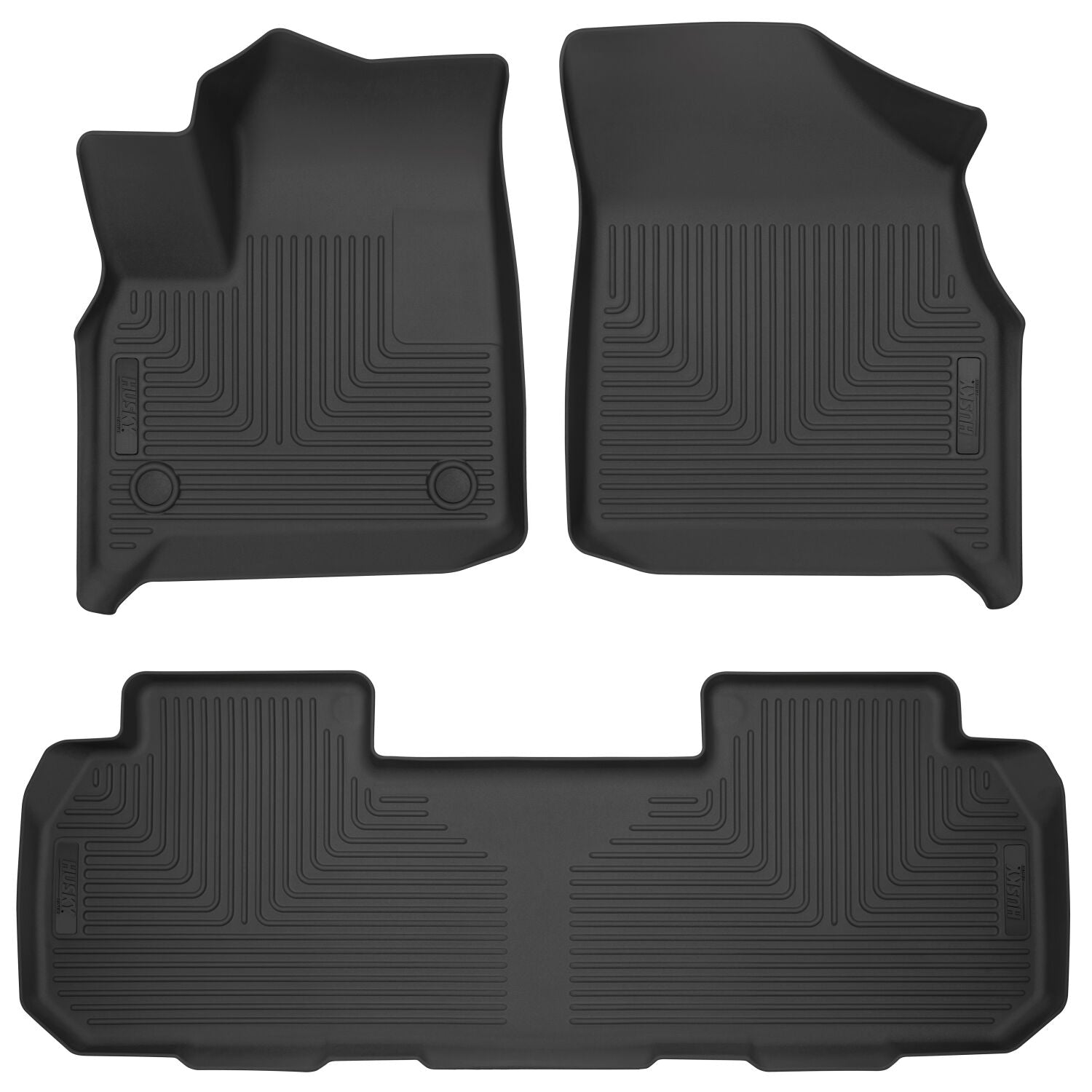 Weatherbeater Front & 2nd Seat Floor Liners For 2018-2023 Enclave Husky Liners